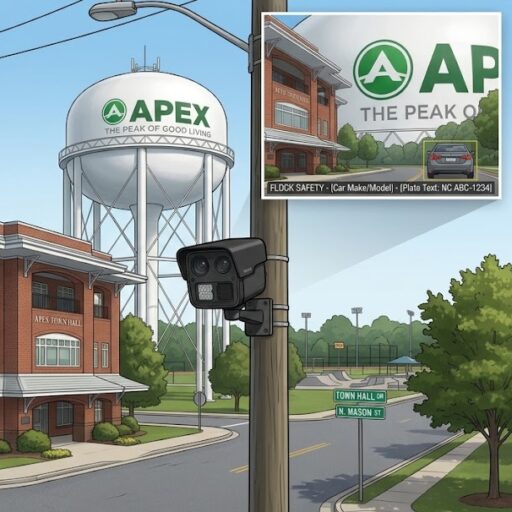 Apex, NC ALPR Camera Technology | Flock, Axon Controversy
